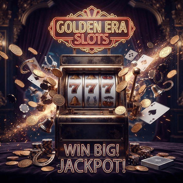 Premium golden casino slots and gaming interface